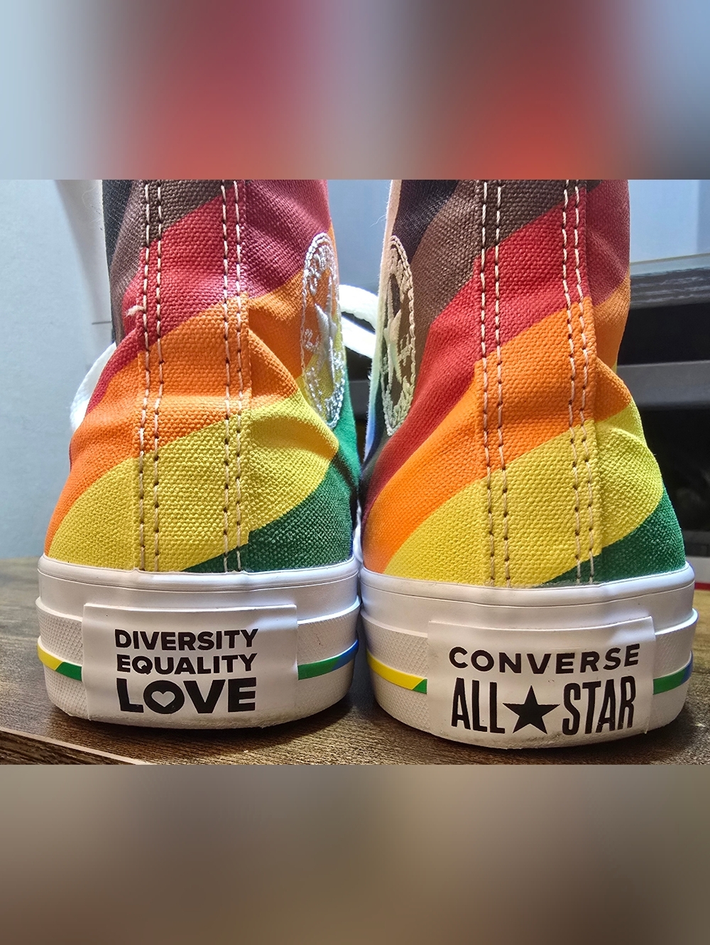 Converse Chuck Taylor All Star Pride High Tops – “More Color, More Pride”Edition - Picture 10 of 10